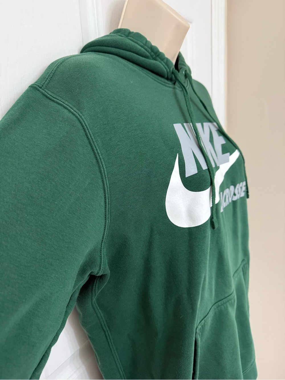 Nike Club Fleece Lacrosse Hoodie Green Pullover Men’s Medium - Picture 6 of 14
